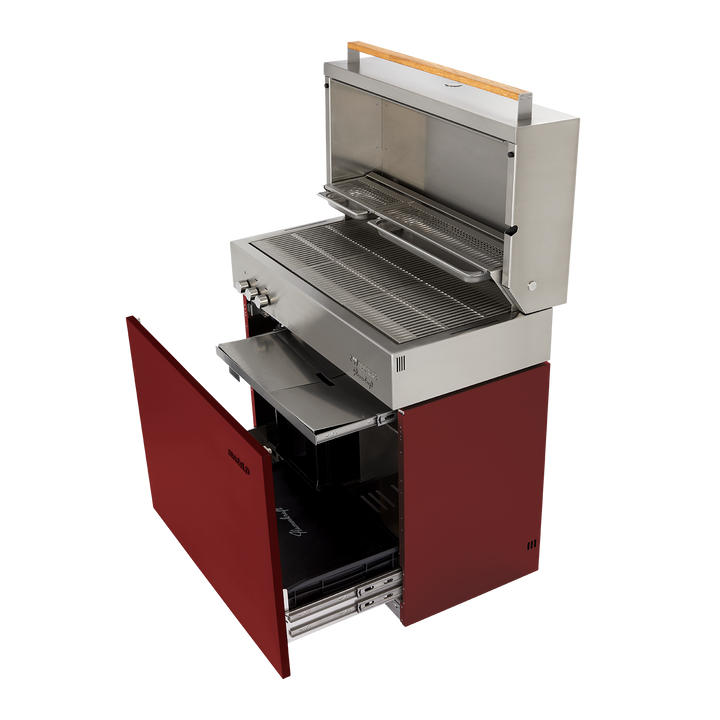 Flammkraft Model D Natural Gas Grill - Ruby - 1030976