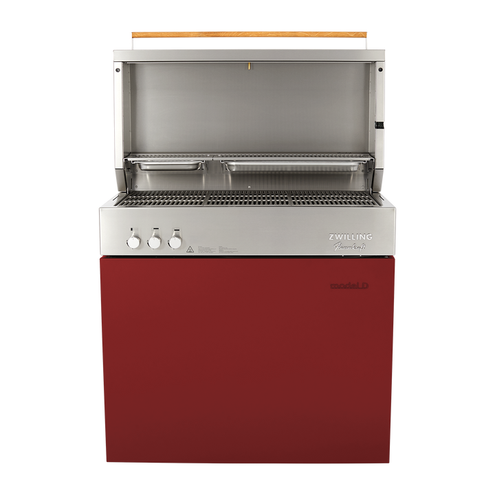 Flammkraft Model D Natural Gas Grill - Ruby - 1030976