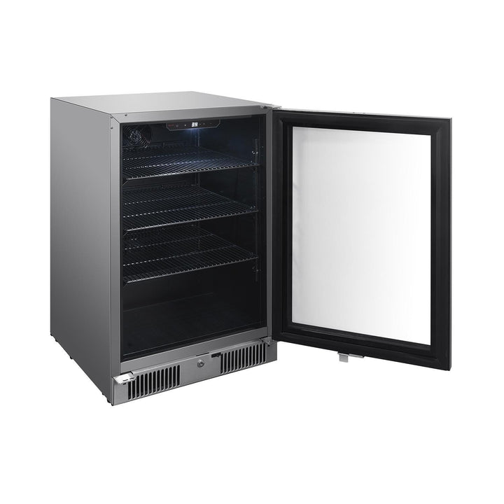 Blaze 20-Inch 4.5 Cu. Ft. Outdoor Rated Beverage Cooler w/ Lock - BLZ-GDBEV20-4.5