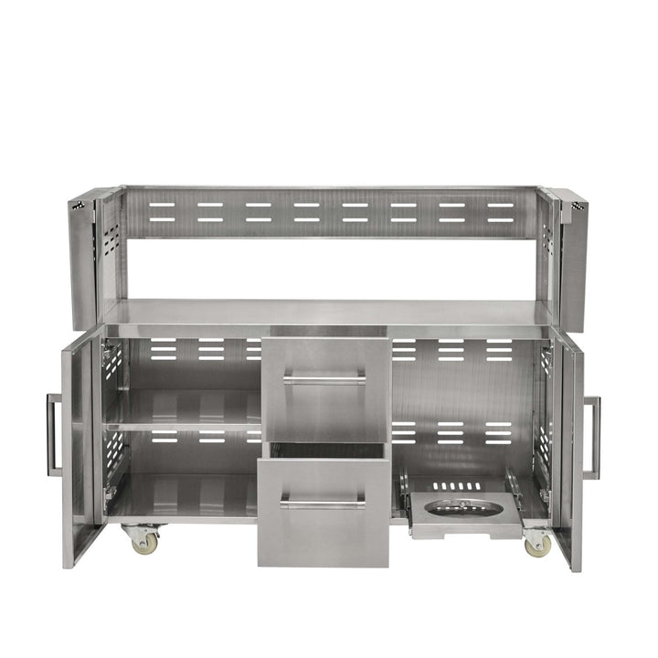 Coyote Cart for 50 Inch Hybrid/Combo Grill - C3HY50CT