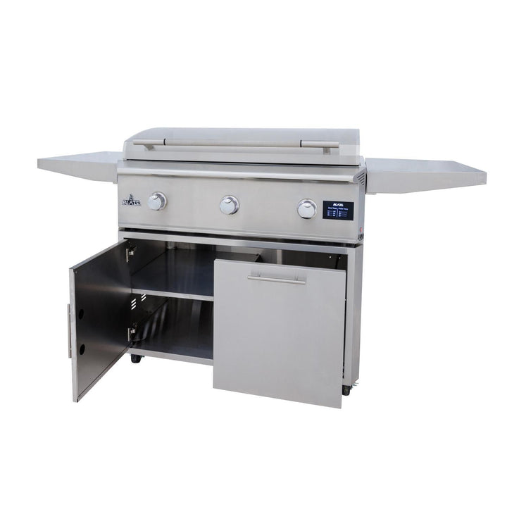 Blaze Grill Cart for LTE PRO 40-Inch Griddles - BLZ-GRIDDLE40-CART-LTSC