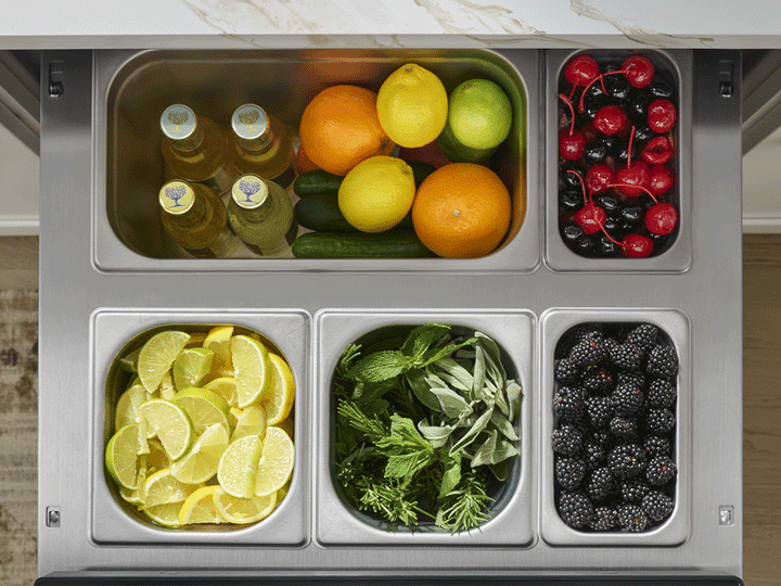 Zephyr Presrv 24" Outdoor Dual Zone Refrigerator Drawers - PRRD24C2AS-OD