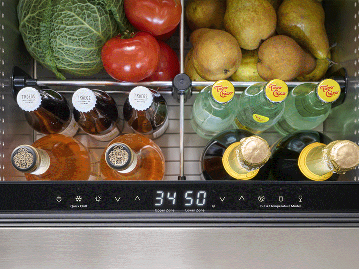 Zephyr Presrv 24" Outdoor Dual Zone Refrigerator Drawers - PRRD24C2AS-OD