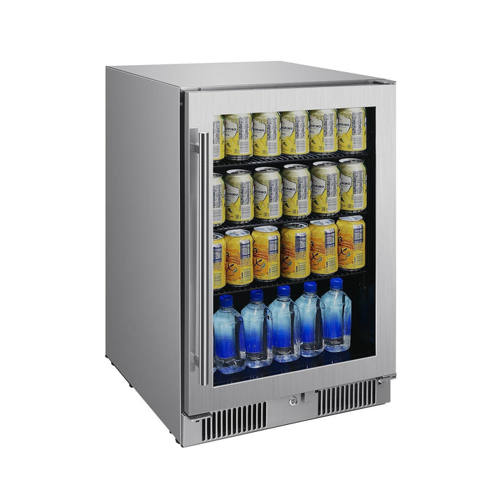 Blaze 20-Inch 4.5 Cu. Ft. Outdoor Rated Beverage Cooler w/ Lock - BLZ-GDBEV20-4.5