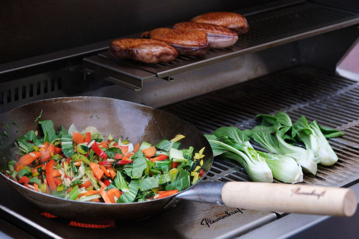 Flammkraft Model D Propane Gas Grill - Deep Umbra - 1029540