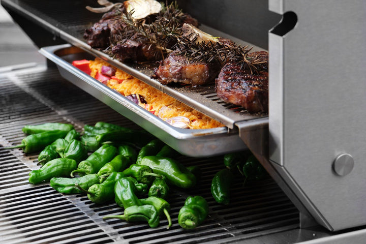 Flammkraft Model D Propane Gas Grill - Deep Umbra - 1029540