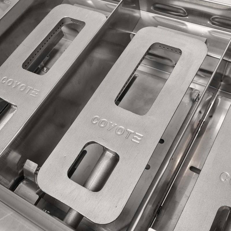 Coyote CL-Series 42-in 5-Burner Built-In Gas Grill w/ Lift-Assist Hood & Safety Valve - C3CL42