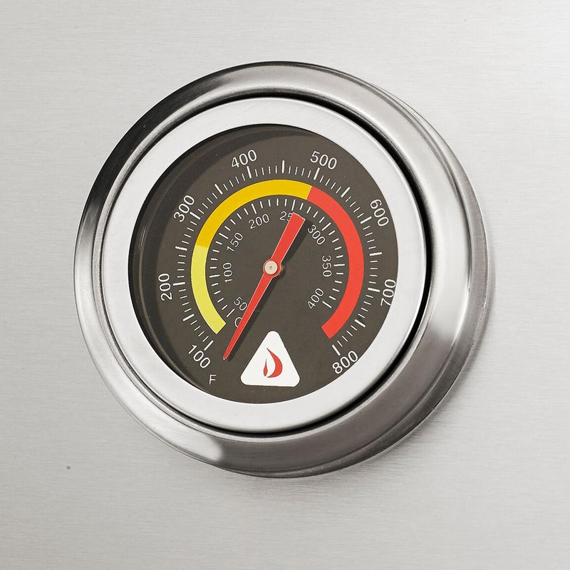 Delta Heat 38-Inch 3-Burner Built-In Gas Grill with Sear Zone & Infrared Rotisserie Burner