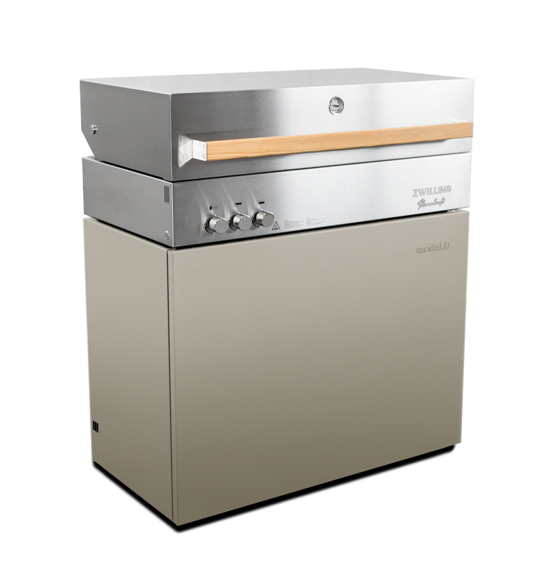 Flammkraft Model D Natural Gas Grill - Taupe - 1030974