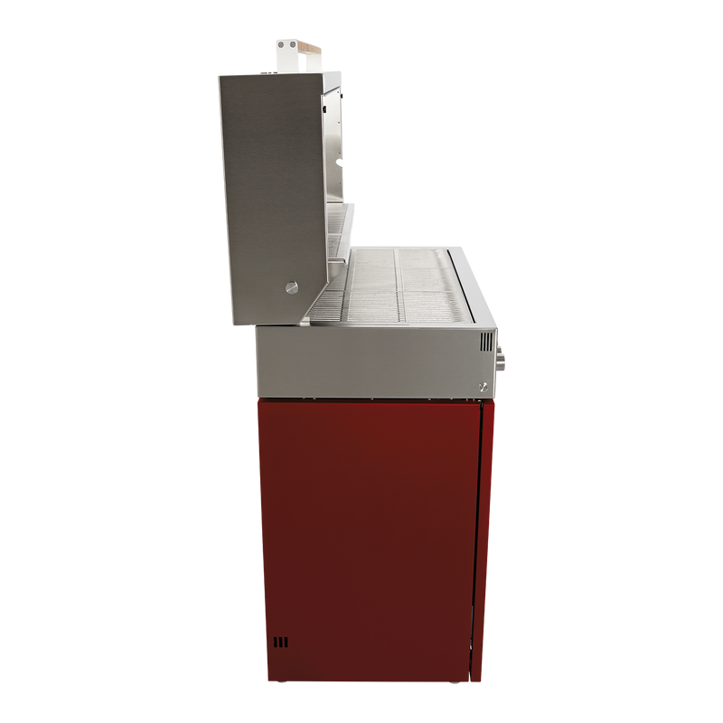 Flammkraft Model D Propane Gas Grill - Ruby - 1029543