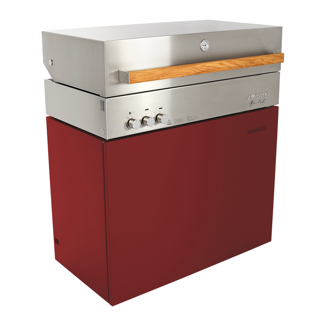 Flammkraft Model D Natural Gas Grill - Ruby - 1030976