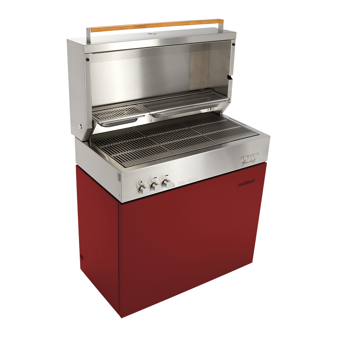 Flammkraft Model D Natural Gas Grill - Ruby - 1030976