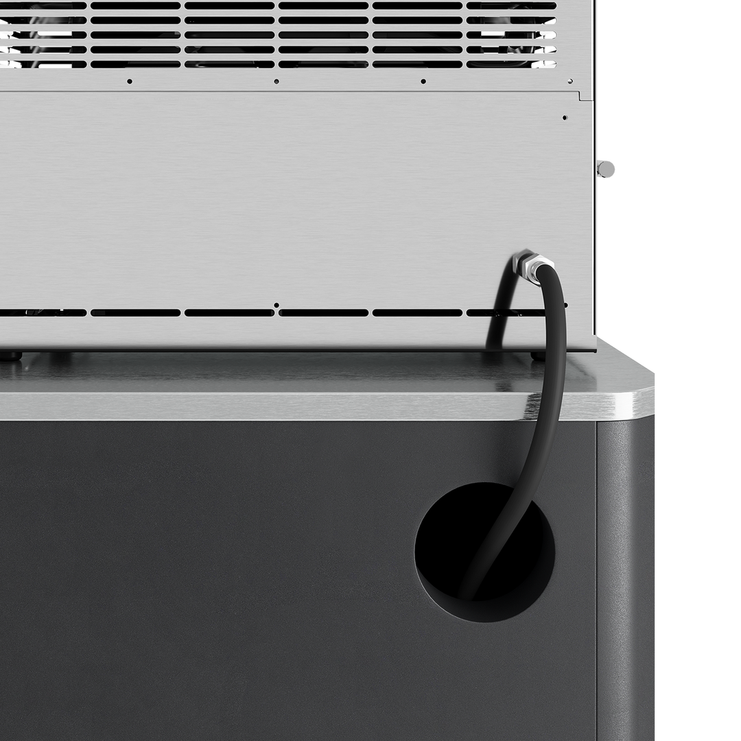 Schwank Grill + Modern Grill Table (Large) + Cover