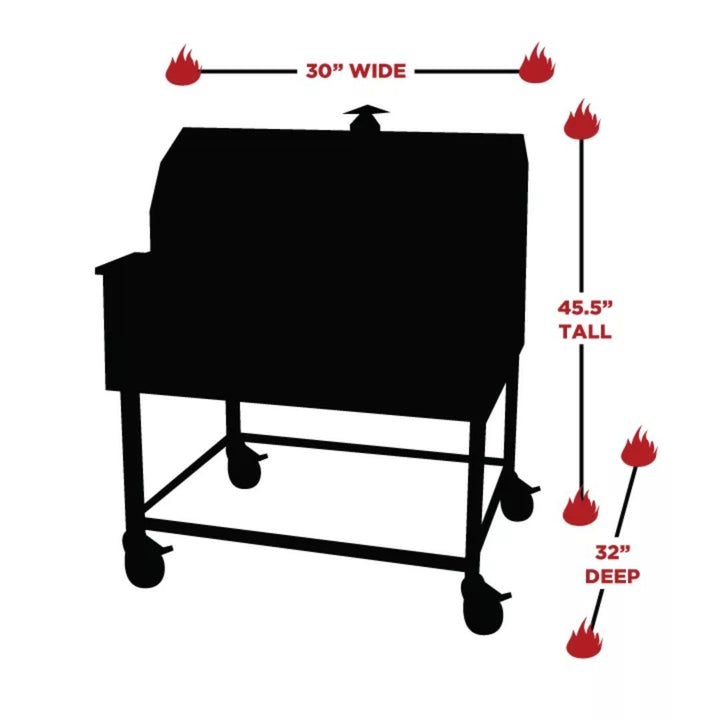 Smokin Brothers “30” Premier Plus Barn-B-Que Grill