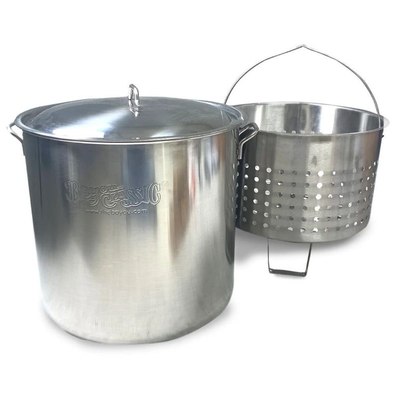 Stainless Bayou® Boiler with Elevated Steam Basket - 1192