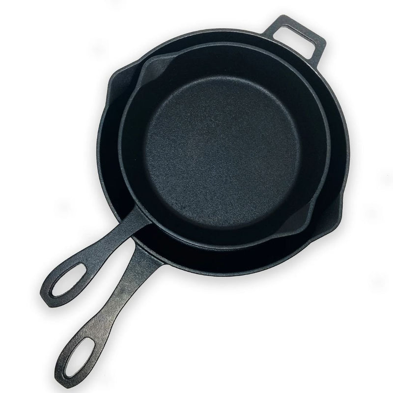 Bayou 10-in and 12-in Cast Iron Skillet Set - 7451
