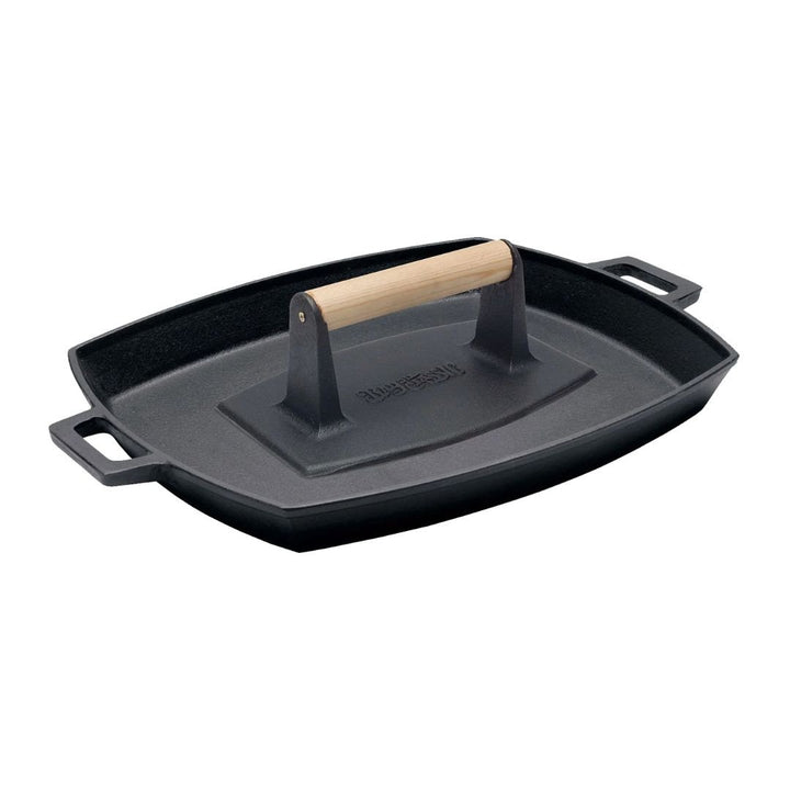 Bayou Cast Iron Shallow Pan and Press Set