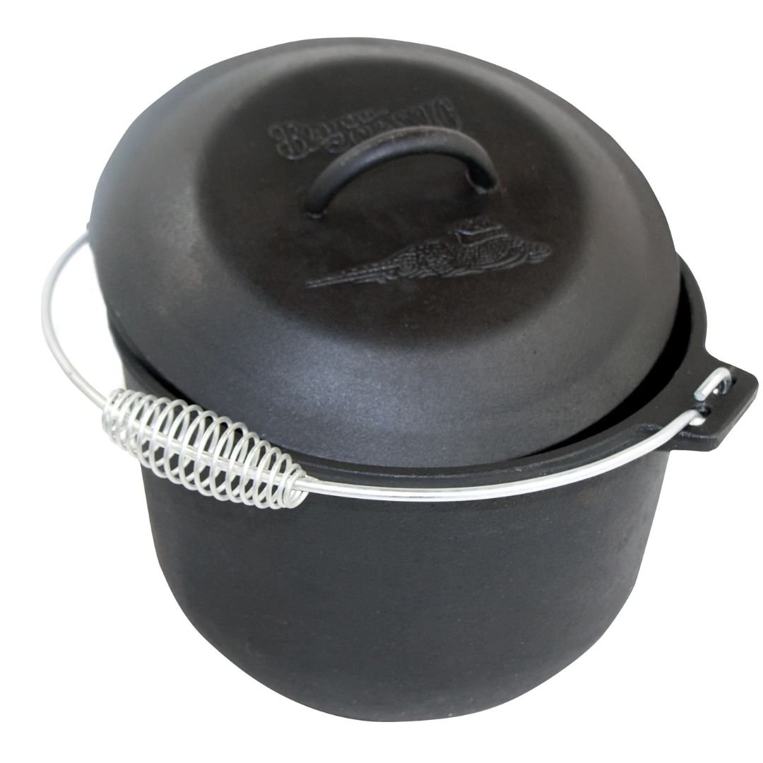 Bayou 6-qt Cast Iron Covered Soup Pot