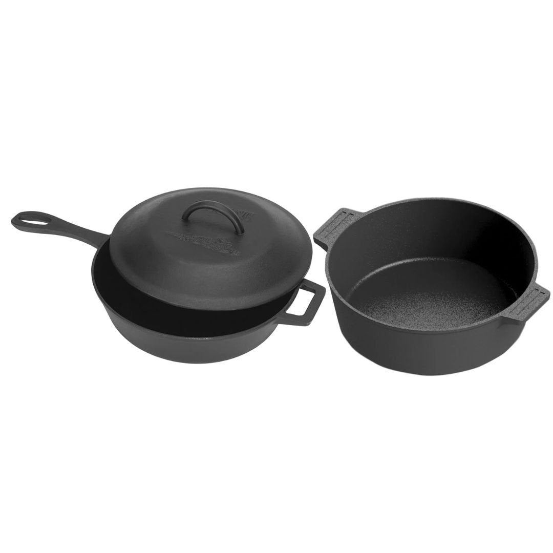 Bayou 3-pc Cast Iron Cookware Set