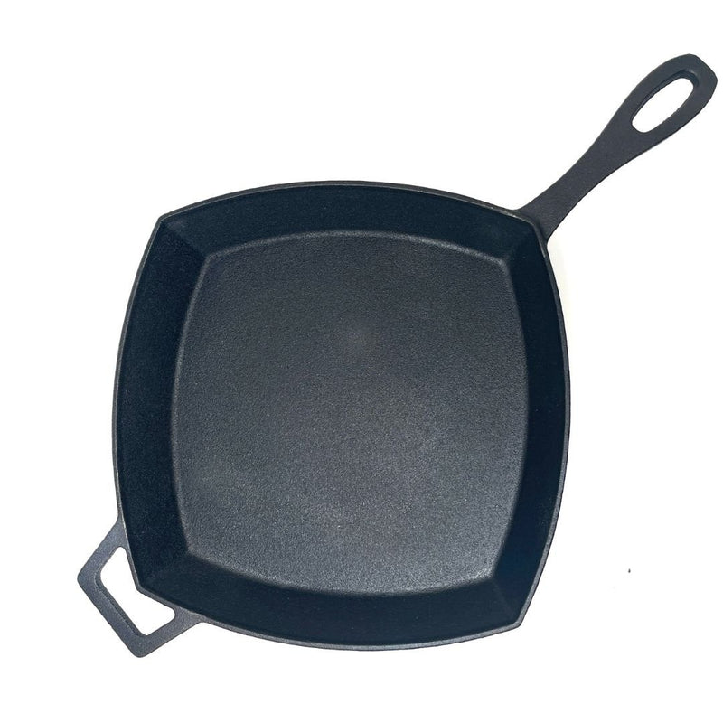 Bayou 12-in Square Cast Iron Skillet - 7433