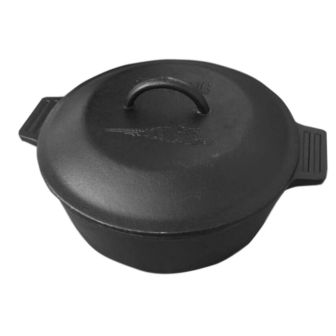 Bayou 4-qt Cast Iron Covered Pot