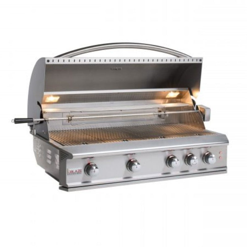 Blaze Professional 44-Inch 4 Burner Built-In Gas Grill With Rear Infrared Burner- BLZ-4PRO-NG(LP)