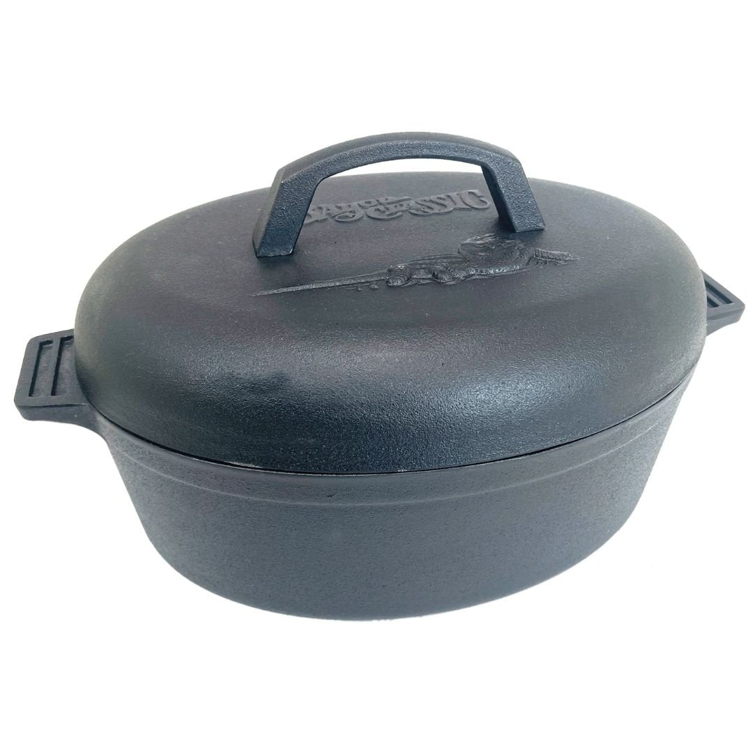 Bayou Classic Cast Iron Oval Roaster