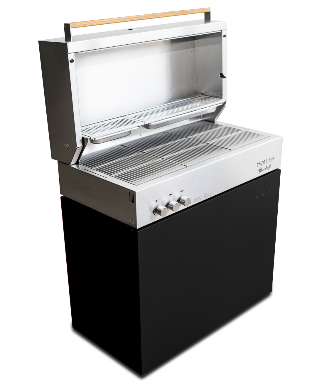 Flammkraft Model D Natural Gas Grill - Ivory Black - 1030978