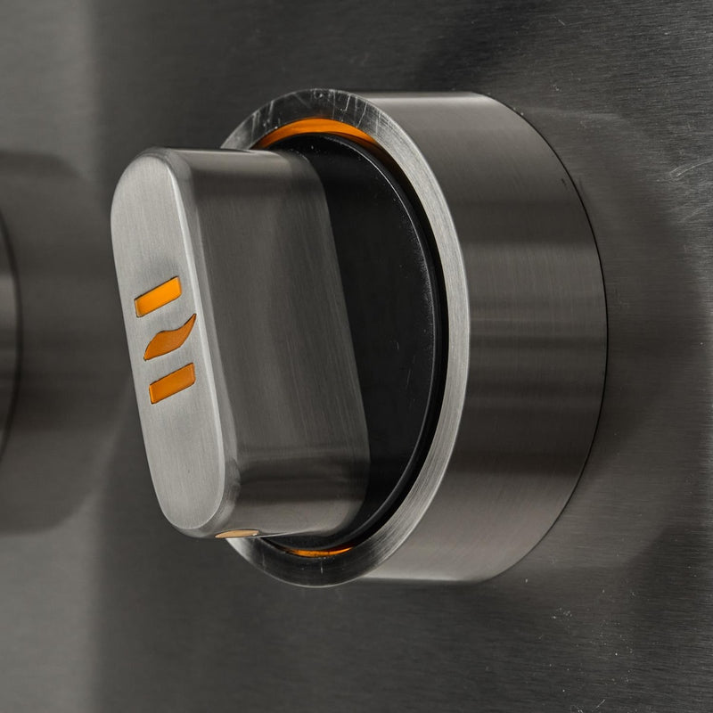 Coyote SL-Series 42-in 5-Burner Built-In Gas Grill w/ Sear Burner, Rotisserie, & Safety Valve - C3SL42