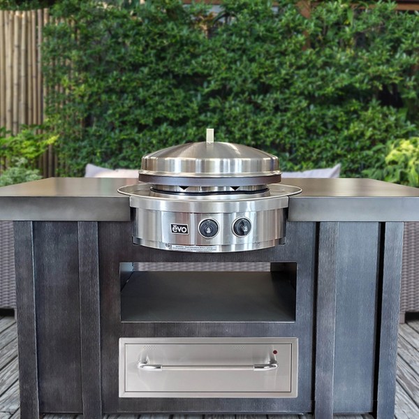 Evo Affinity 25G Outdoor Gas Built-in Flattop Griddle - 10-0095-NG/LP