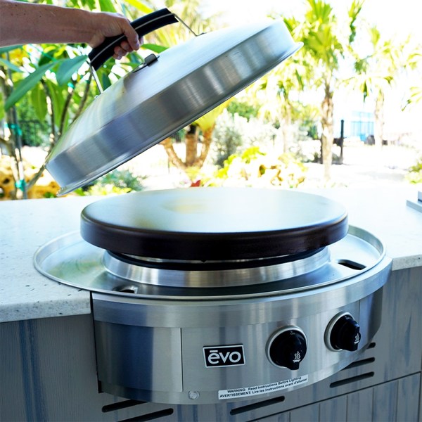 Evo Affinity 25G Outdoor Gas Built-in Flattop Griddle - 10-0095-NG/LP