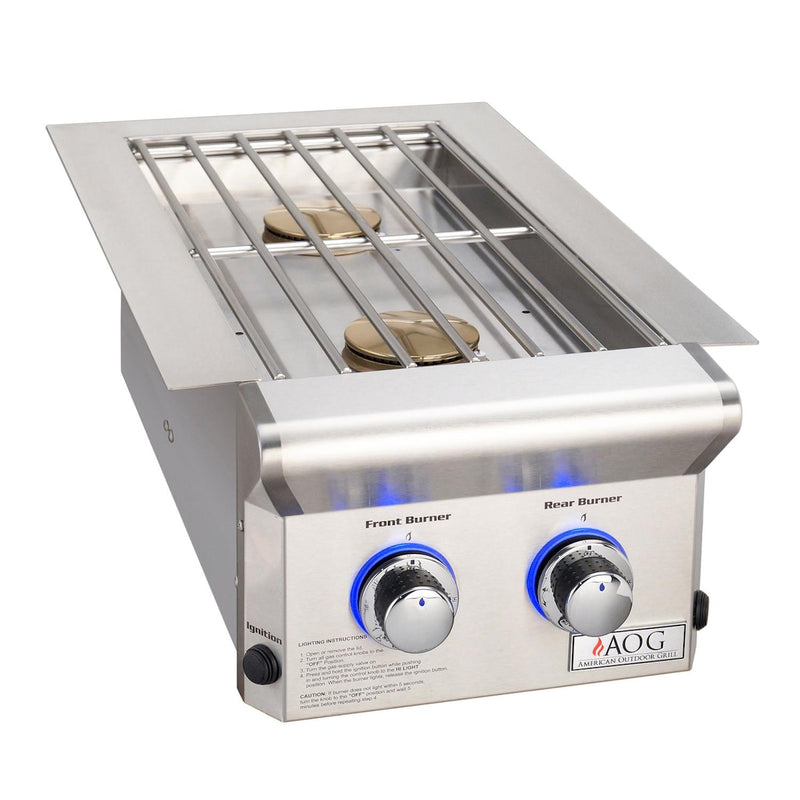 American Outdoor Grill L-Series Drop-In Gas Double Side Burner - 3232(P)L