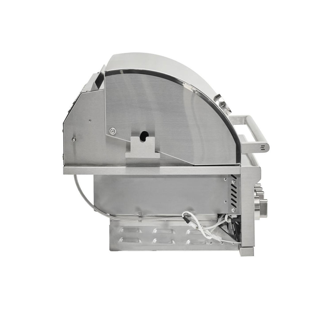 Coyote SL-Series 36-in 4-Burner Built-In Gas Grill w/ Sear Burner, Rotisserie, & Safety Valve - C3SL36