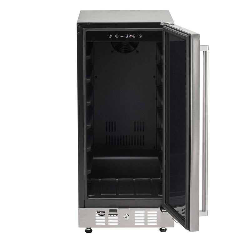Coyote 15 Inch 3 Cu. Ft. Built-In Refrigerator - C115R-S