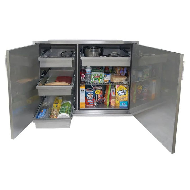 Alfresco 42" Low Profile Dry Storage Pantry, 21" H - AXEDSP-42L