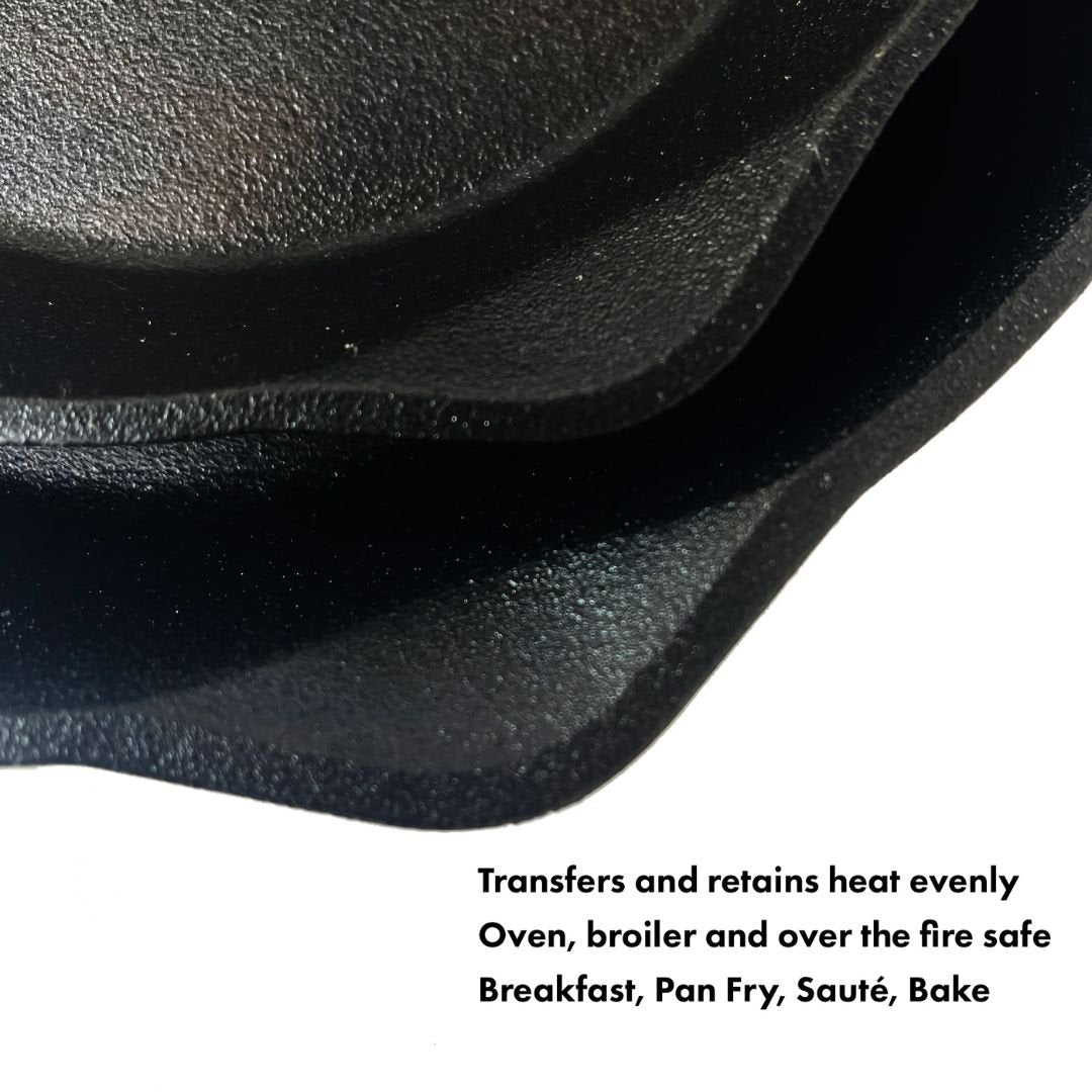 Bayou 8-in and 10-in Cast Iron Skillet Set