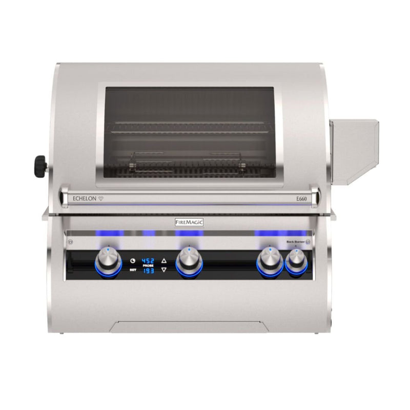 FireMagic Echelon E660i Built-In 30" Grill With Digital Thermometer