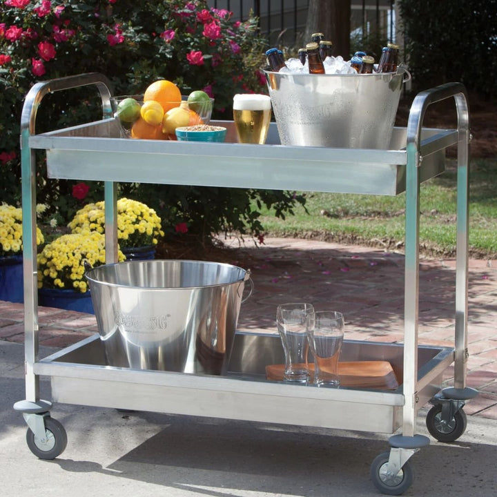 Bayou Stainless Serving Cart - 4873
