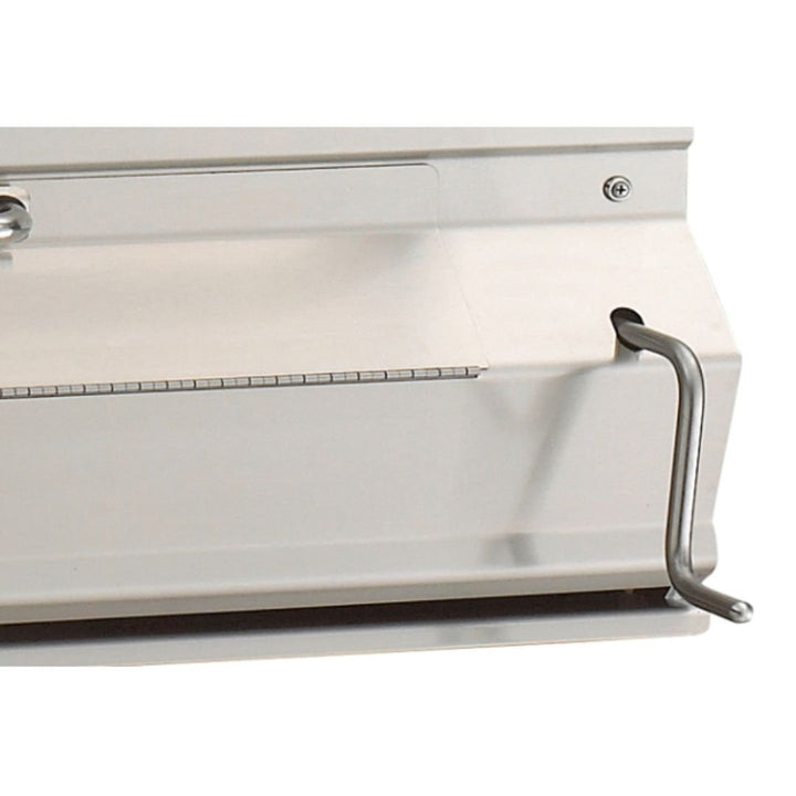 Fire Magic Legacy 24-Inch Smoker Charcoal Grill On Patio Post - 22-SC01C-P(G)6