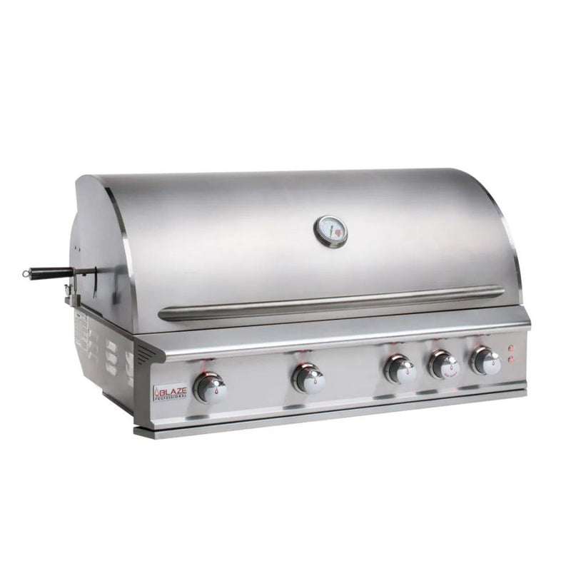 Blaze Professional 44-Inch 4 Burner Built-In Gas Grill With Rear Infrared Burner- BLZ-4PRO-NG(LP)