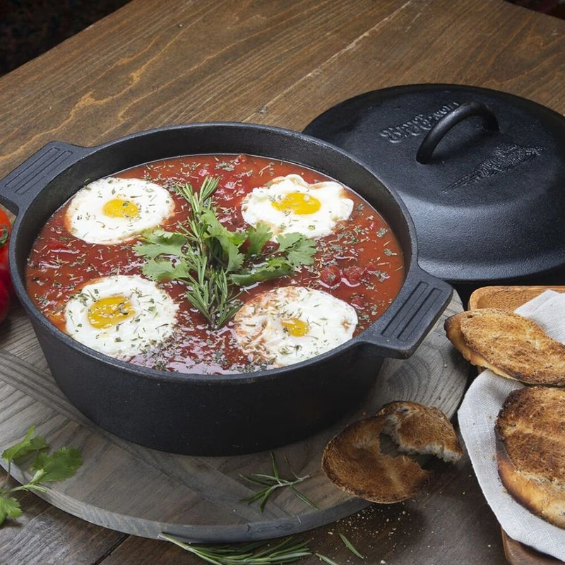 Bayou 4-qt Cast Iron Covered Pot
