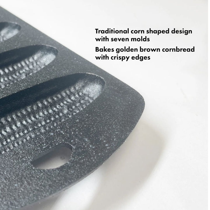 Bayou Cast Iron Cornbread Pan
