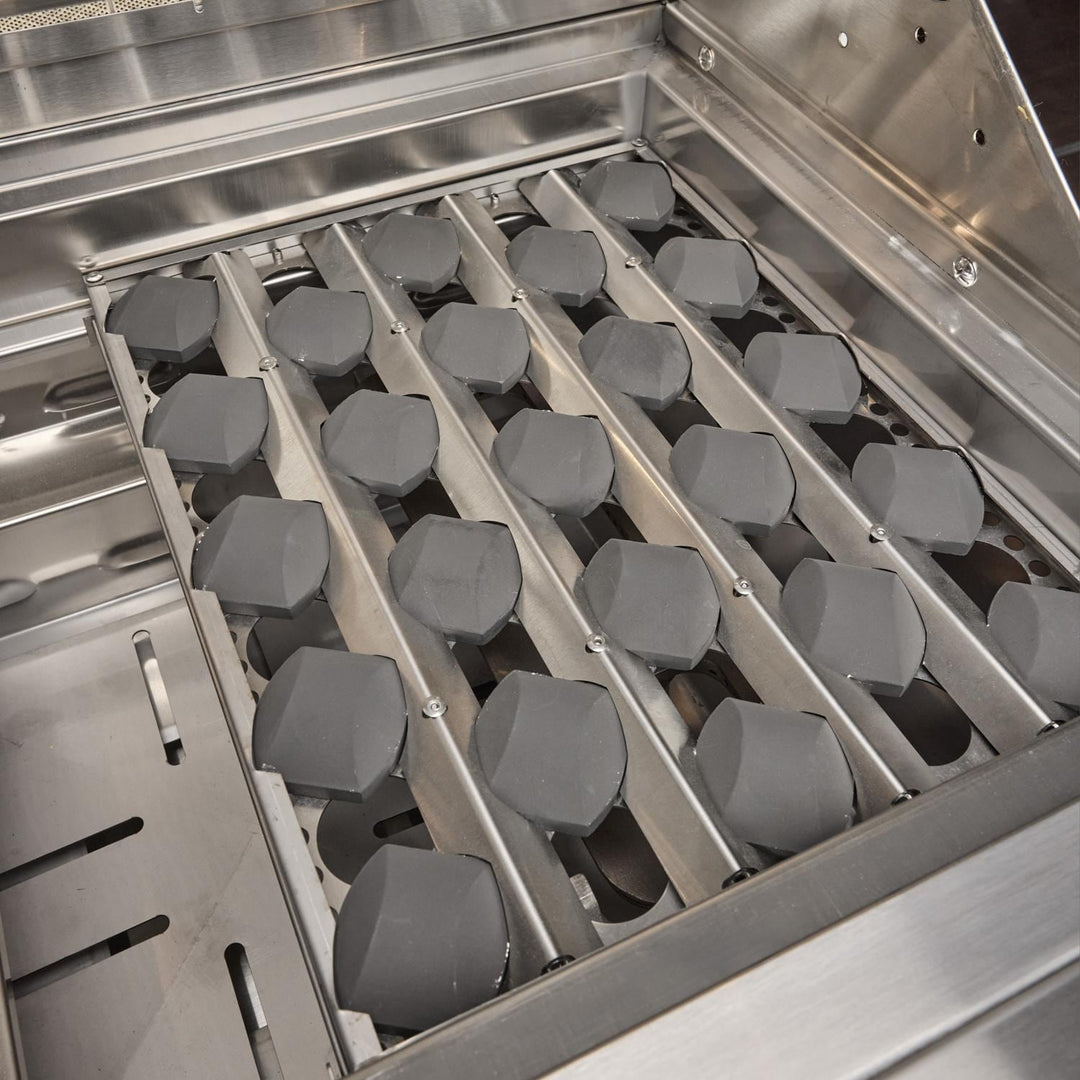 Coyote SL-Series 30-in 2-Burner Built-In Grill w/ Sear Burner, Rotisserie, & Safety Valve - C3SL30