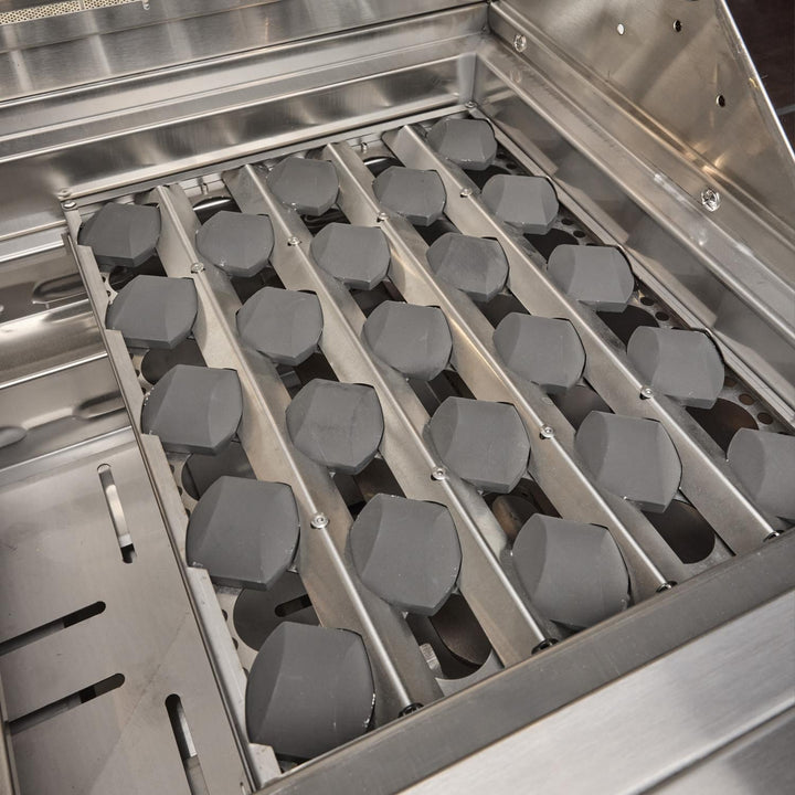 Coyote SL-Series 30-in 2-Burner Built-In Grill w/ Sear Burner, Rotisserie, & Safety Valve - C3SL30