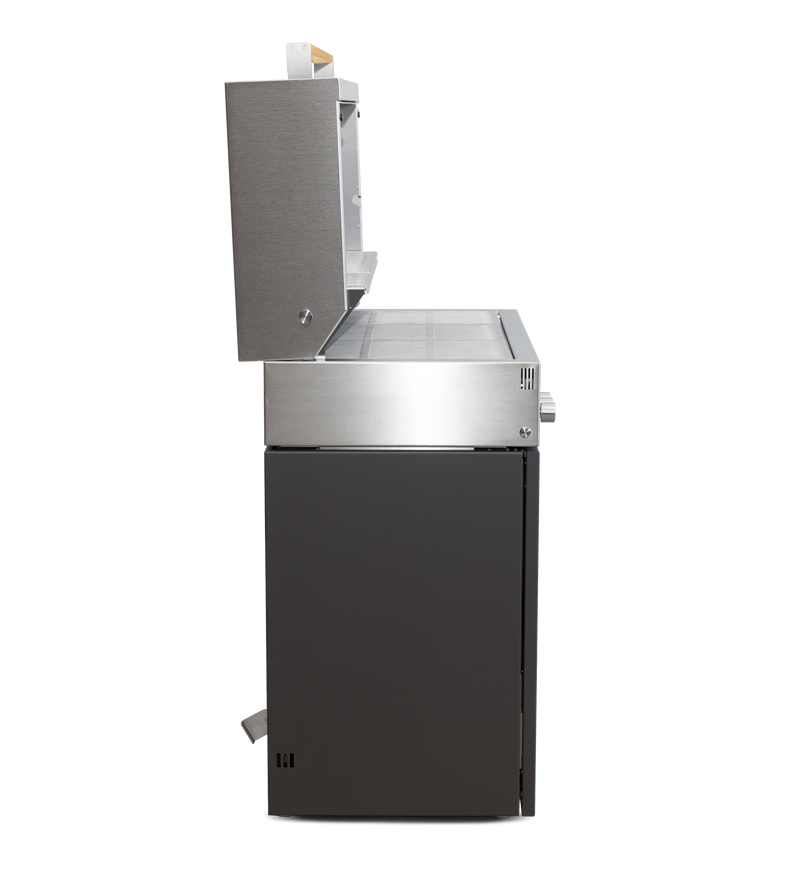 Flammkraft Model D Propane Gas Grill - Deep Umbra - 1029540