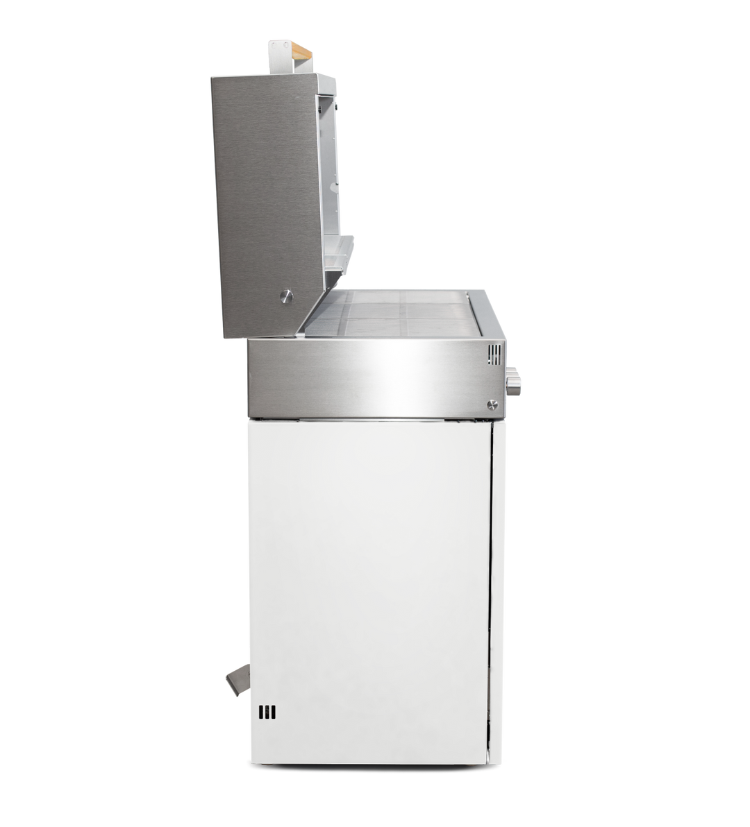 Flammkraft Model D Natural Gas Grill - Ivory White - 1030975