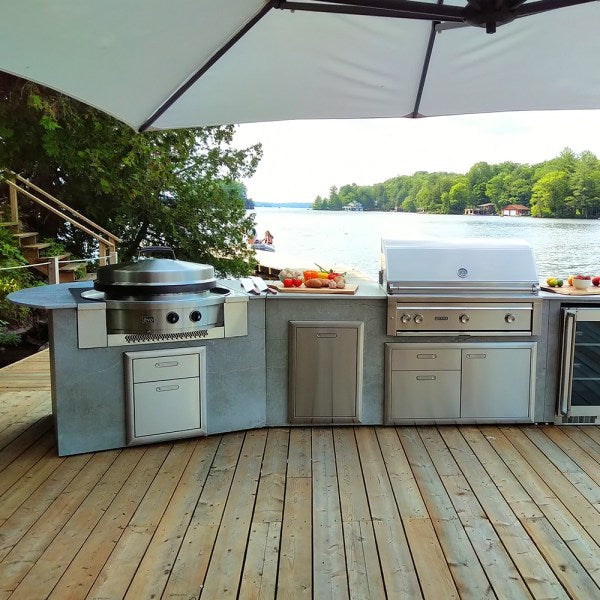 Evo Affinity 30G Outdoor Gas Built-in Flattop Griddle - 10-0055-NG/LP