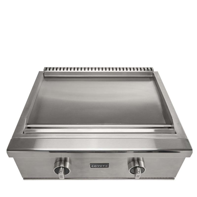Coyote 30-in Built-In Gas Flat Top Grill - C3FTG30