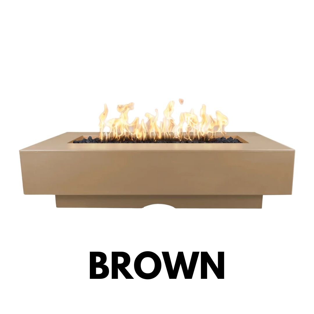 The Outdoor Plus Del Mar Fire Pit 72" in GFRC Concrete