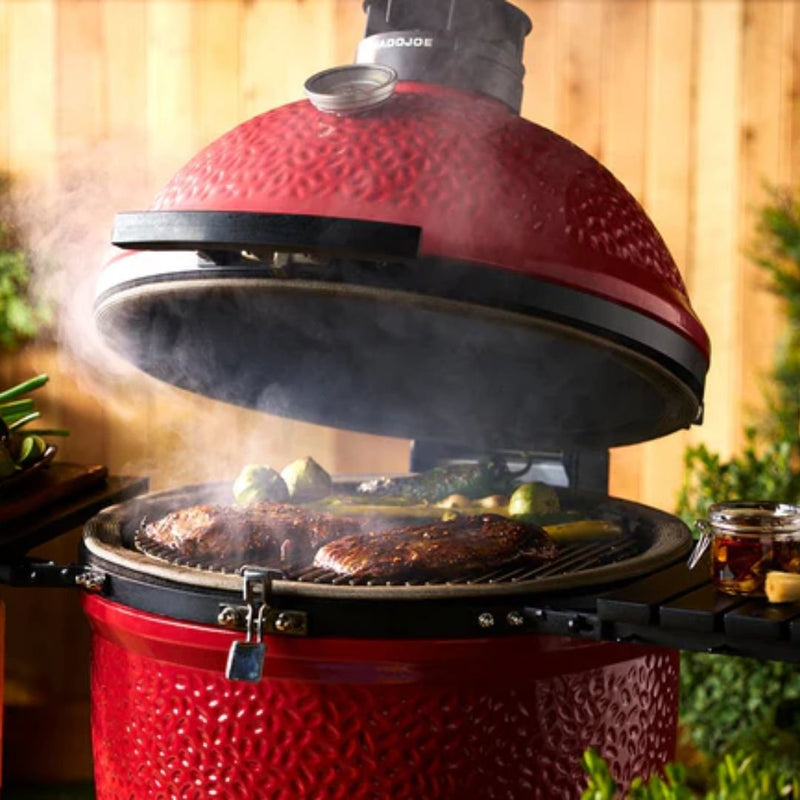 Kamado Joe Half Moon Stainless Steel Grate For Big Joe II & III 24-Inch Grills/Classic 18-inch Grills - BJ-HCG/KJ-HCG